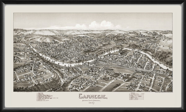 Carnegie, Pennsylvania 1897 T. M. Fowler