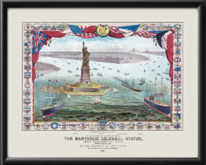 New York City NY 1884 - Liberty Island 1884 TM