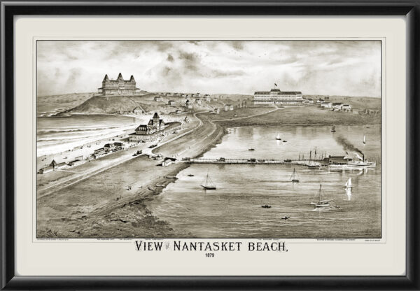 Nantasket Beach MA 1879 Richard P Mallory TM
