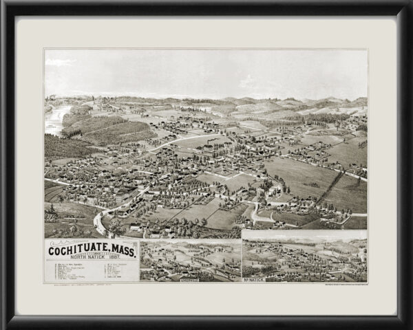 Cochituate MA and North Natick 1887 George Norris TM