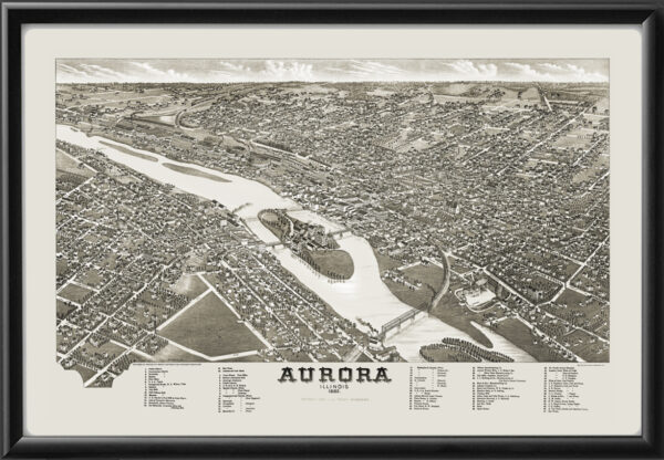 Aurora IL 1882 Herman Brosius TM