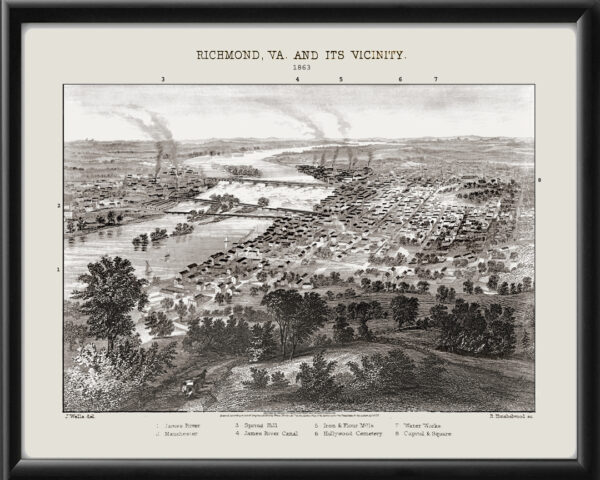 Richmond VA 1863 J. Wells & Robert Hinshelwood TM