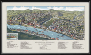 Brownsville, Bridgeport, W. Brownsville, Pa. 1883