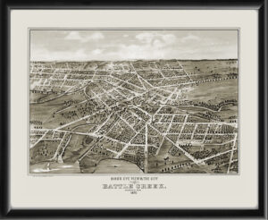 Battle Creek MI 1870 Albert Ruger