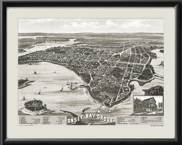 Wareham MA Onset Bay Grove 1885 Oscar W. Walker TM