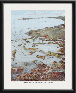 Boston Harbor MA 1901 John F Murphy