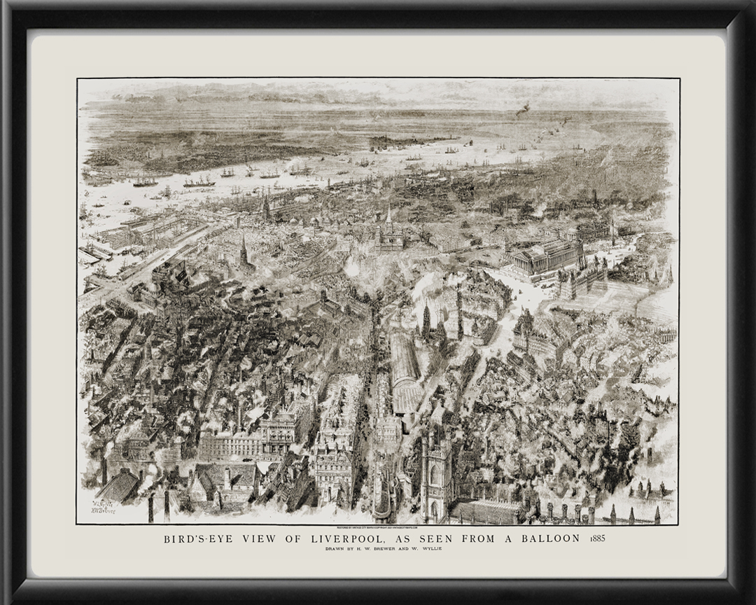 Liverpool England 1885, image size:1080x864