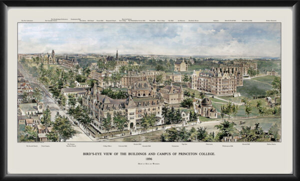 Princeton College NJ 1896 Kyes & Woodbury TM