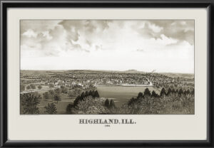Highland IL 1884 J.S. Hoerner