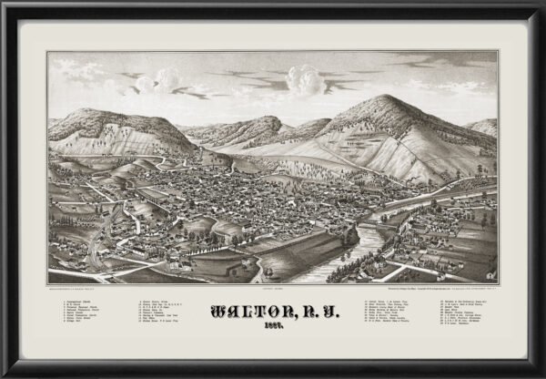 Walton NY 1887 LR Burleigh TM