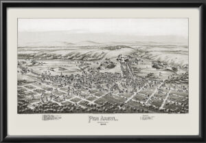 Pen Argyle PA 1894 Fowler & Moyer TM Birds Eye View Map