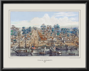 Sacramento CA 1849 -  Louis Le Breton