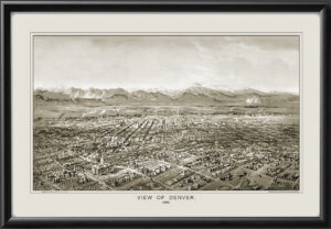 Denver CO 1886 D. H. Johnson