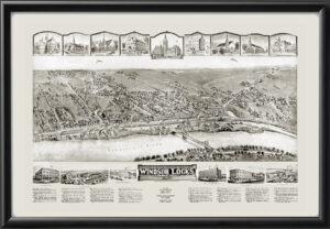 Windsor Locks CT 1913 Hughes & BaileyTM