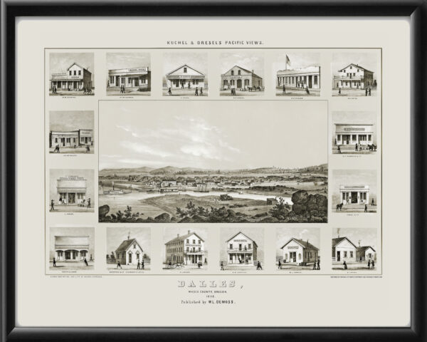 The Dalles OR 1858