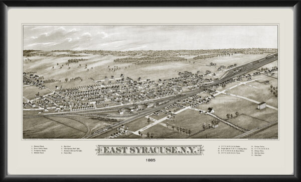 East Syracuse NY 1885 LRBurleigh TM