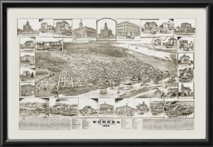 Eureka CA 1899 BWPierceTM Map