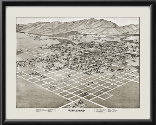 Bozeman MT 1898 Augustus Koch TM