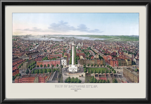Baltimore MD 1872 Edward Sachse TM