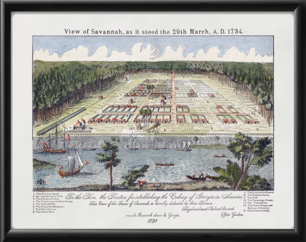 Savannah GA 1734