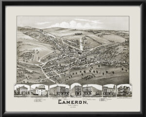 Cameron WVA 1899 TM Fowler TM Birds Eye View Map
