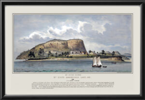 Moosehead Lake ME Sarah Peters Grozelier 1856