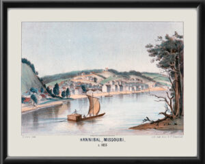 Hannibal MO c1855 Henry Lewis TM