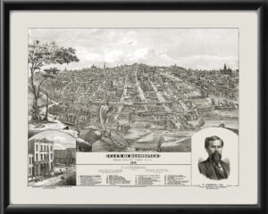 Des Moines IA 1875 A.T. Andreas TM