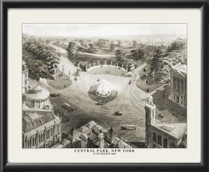 New York City Central Park Gate Design 1860