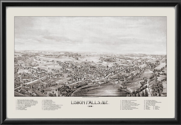 Lisbon Falls ME 1896 George Norris TM