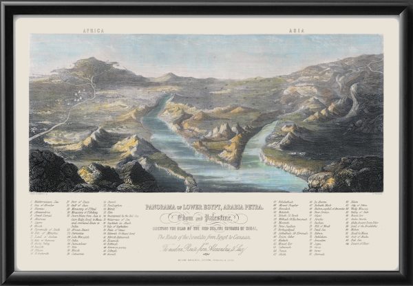 Lower Egypt, Arabia Petra, Edom & Palestine 1895