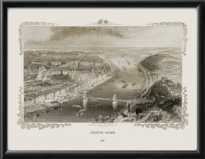 Budapest (Pesth-Ofen) Hungary 1850