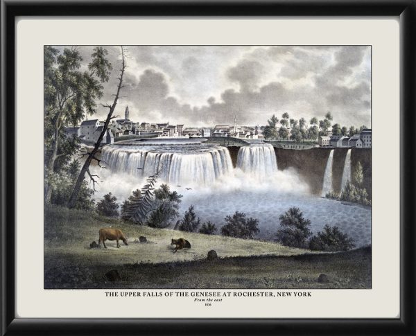 Rochester NY 1836 - Genesee River