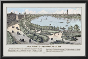 New Boston and Charles River Bay 1884