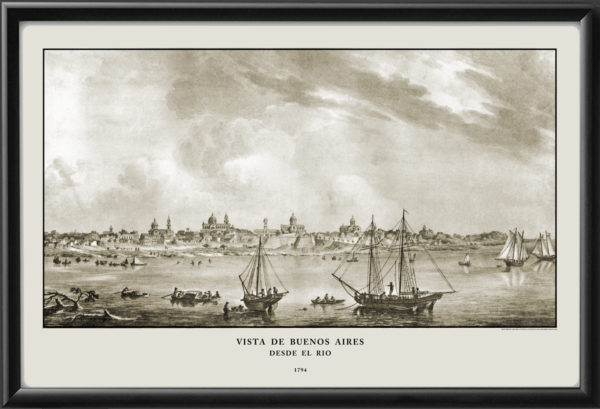 Buenos Aires Desde El Rio 1794