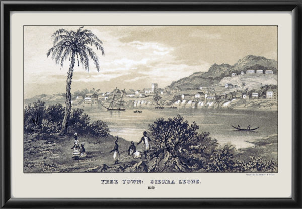 Freetown Sierra Leone 1850