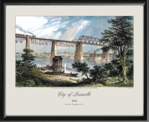 Louisville KY 1872 A.C. Warren