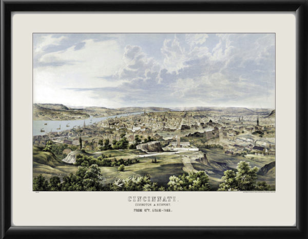 Cincinnati OH 1852 (Color)