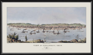 Cincinnati OH 1848 (Color)