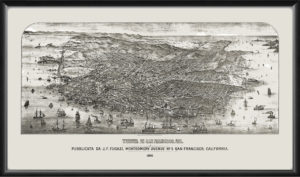 Veduta Di San Francisco 1881 J. F. FugaziTM