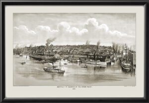 Seattle WA 1890 waterfront