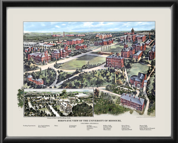 University of Missouri Columbia and Rolla Color 1906 TM