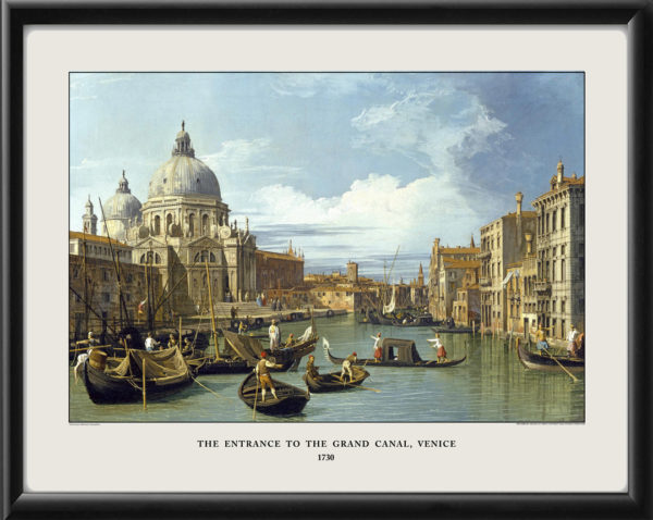 Venice Italy 1730 Entrance to the Grand Canal