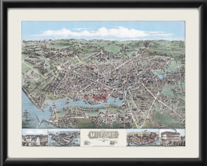Milford CT 1882 (Color)