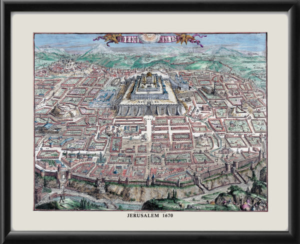 Jerusalem Israel 1670