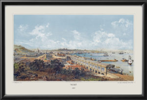 Trieste Italy 1857