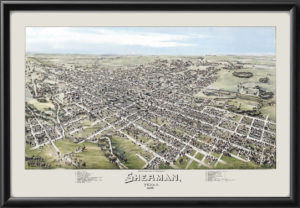 Sherman TX 1891 (Color)