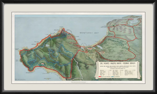 Del Monte - Pacific Grove - Pebble Beach CA 1920