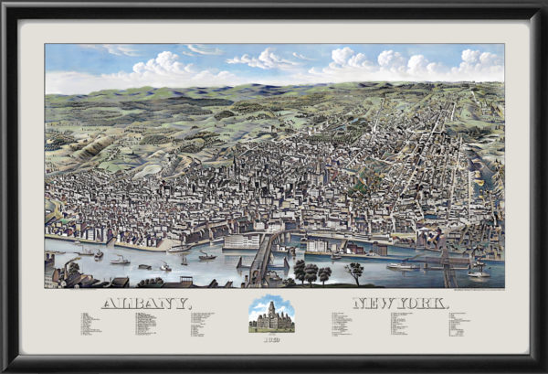 Albany NY 1879 (Color)