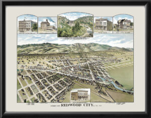 Redwood City CA 1891 (Color)